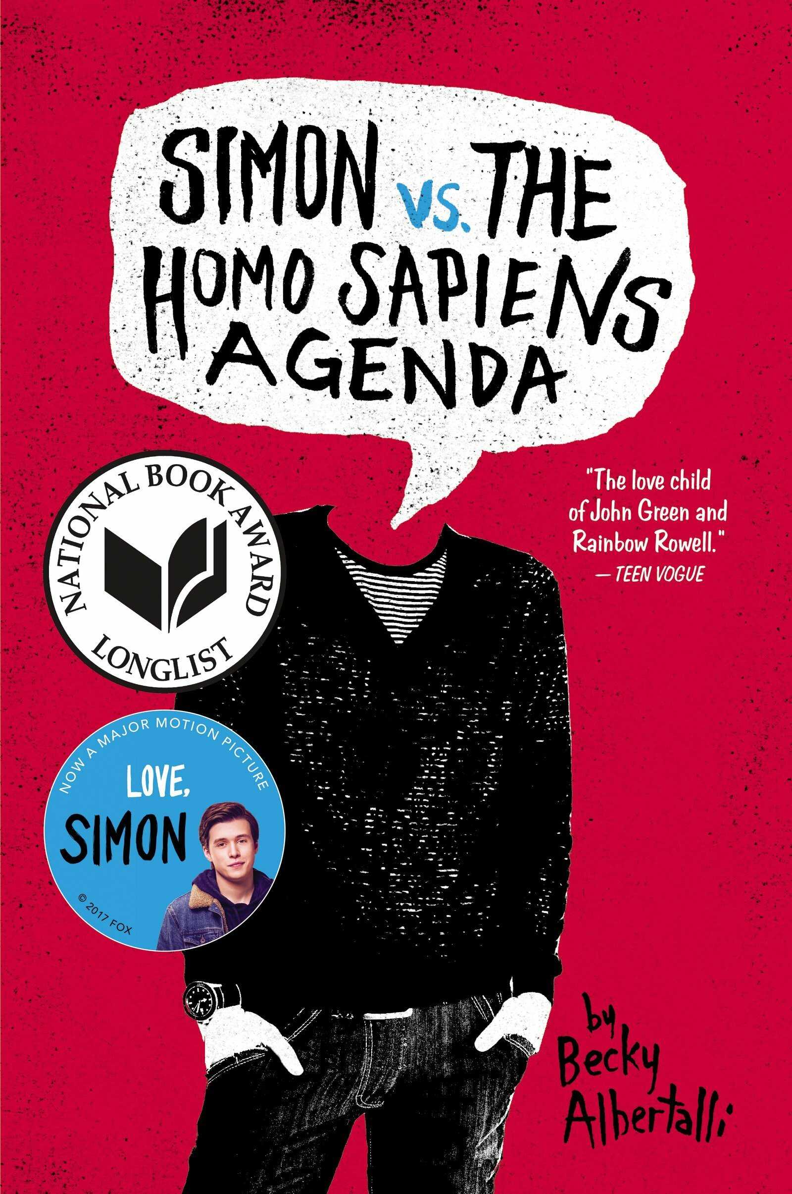 18 Book Adaptations SIMON VS THE HOMO SAPIENS AGENDA adapted into LOVE SIMON